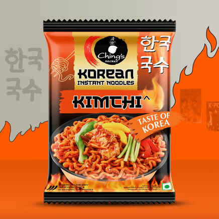 Ching's kimchi noodles art